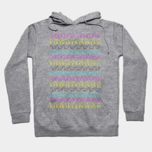 CMYK Unicorn Stripes Hoodie